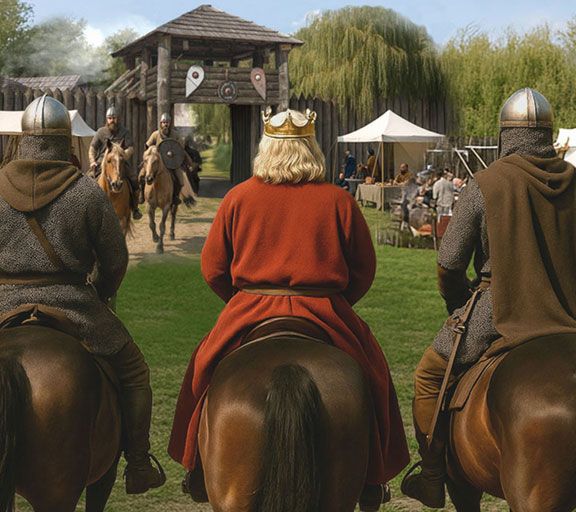 Królewska wizyta w Warowni Jomsborg - Piknik historyczny